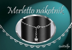 Merletto - nákotník stříbřený